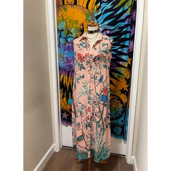 🌈 Flower embroidered beautiful dress - Picture 4 of 12